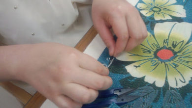 Photo of Process of making Kimono