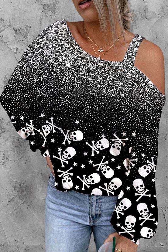 Women’s Skull Shirt in Permutations: How to Rock the Edgy Look