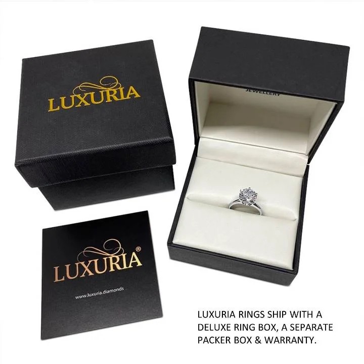 3 carat cubic zirconia solitaire ring